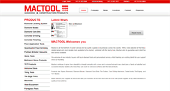 Desktop Screenshot of mactool.co.za